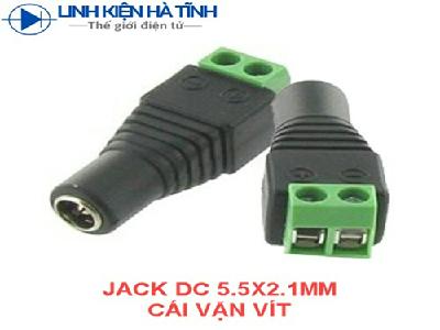 JACK DC JACK NỐI NGUỒN DC 5.5X2.1 LOẠI CÁI JACK DC JACK NỐI NGUỒN DC 5.5X2.1 LOẠI CÁI