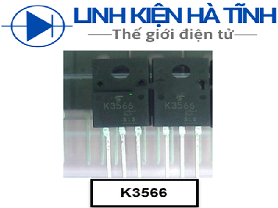 MOSFET N-CHANNEL 2SK3566 K3566 3566 2.5A 900V TO-220 mới chính hãng MOSFET N-CHANNEL 2SK3566 K3566 3566 2.5A 900V TO-220 mới chính hãng