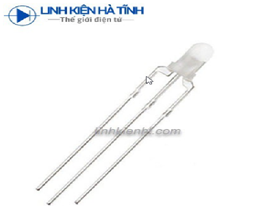 LED 3MM 3 CHÂN ĐỎ+ XANH LÁ led báo sạc