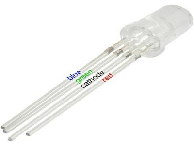 LED RGB 5MM F5 LED RBG LED RGB 5MM F5 LED RBG