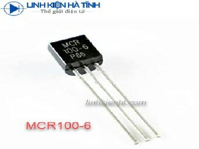 MCR100-6 TRIAC SCR TO-92 0.8A 400V MCR100-6 TRIAC SCR TO-92 0.8A 400V