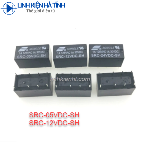 RƠ LE RELAY TÍN HIỆU SONGLE SRC-12VDC-SH