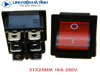CÔNG TẮC KCD4-202 6 CHÂN 31*25MM 16A 250V CÔNG TẮC KCD4-202 6 CHÂN 31*25MM 16A 250V