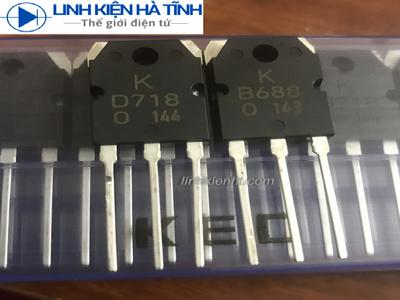 2SB688 B688 TRANS PNP 8A 120V CHÍNH HÃNG KEC MỚI 2SB688 B688 TRANS PNP 8A 120V CHÍNH HÃNG KEC MỚI
