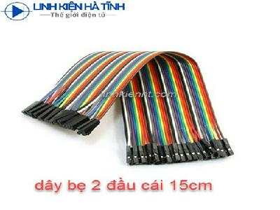 DÂY BUS DÂY CẮM TEST BOARD 15CM CÁI - CÁI (40 sợi) DÂY BUS DÂY CẮM TEST BOARD 15CM CÁI - CÁI (40 sợi)