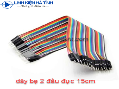 DÂY BUS DÂY CẮM TEST BOARD 15CM ĐỰC - ĐỰC (40 sợi) DÂY BUS DÂY CẮM TEST BOARD 15CM ĐỰC - ĐỰC (40 sợi)
