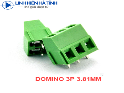 Cầu Đấu dây Domino CON 3 KF128-3P 3.81mm Cầu Đấu dây Domino CON 3 KF128-3P 3.81mm