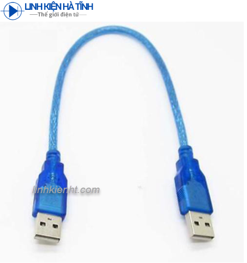 CÁP USB 2 ĐẦU ĐỰC CHO FAN LAPTOP