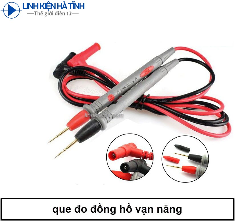 Que đo đồng hồ vạn năng dây đo đồng hồ VOM mạ vàng