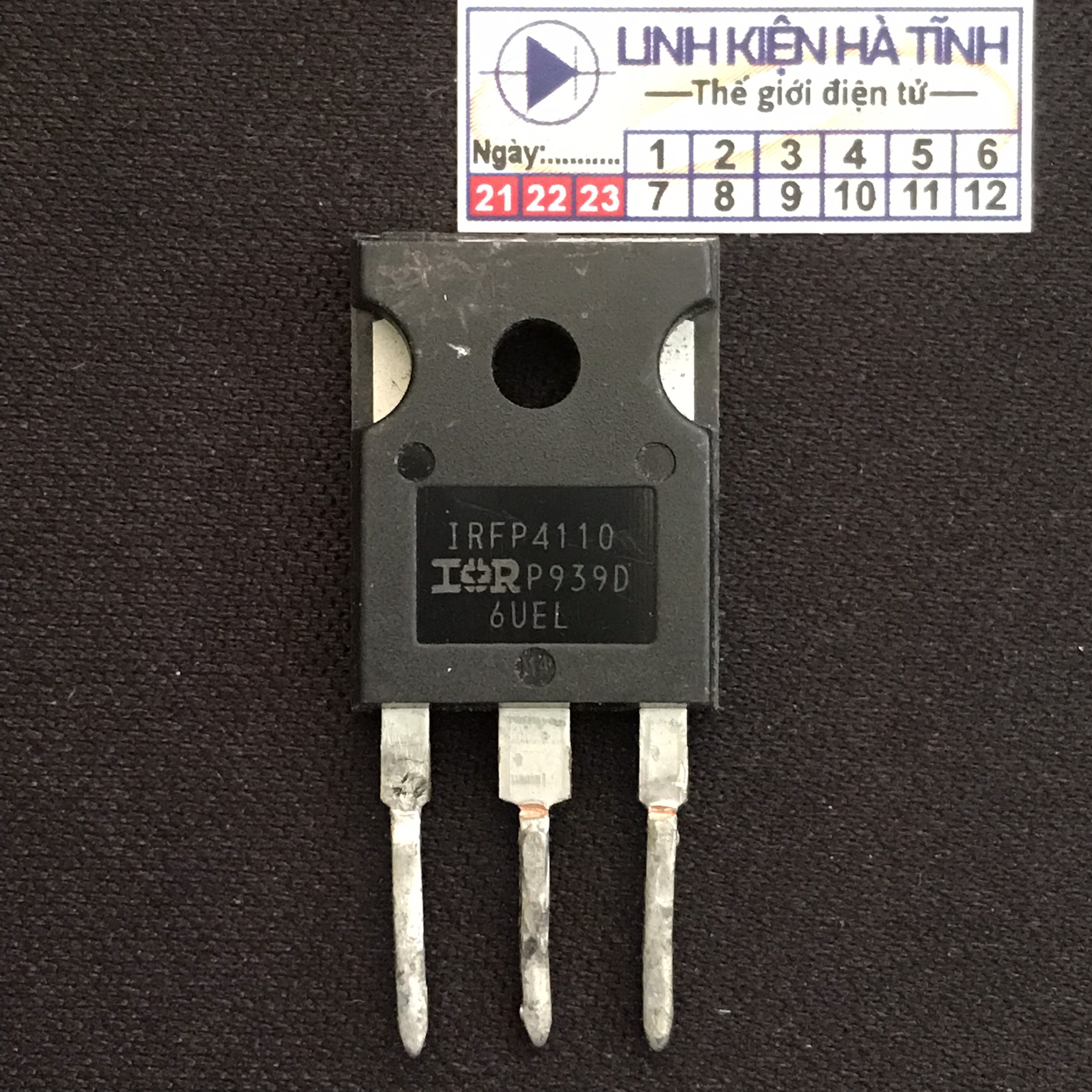 Mosfet IRFP4110 TO-247 100V 180A Kênh N c tháo máy