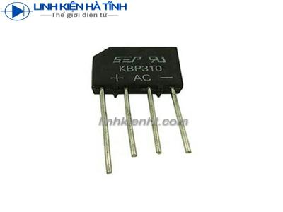 CẦU DIODE CẦU ĐI ỐT 3A 1000V KBP310 CẦU DIODE CẦU ĐI ỐT 3A 1000V KBP310