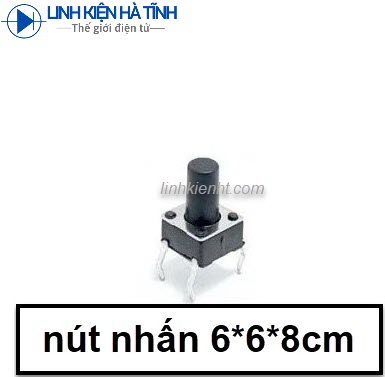 túi 50 cái Nút nhấn 6X6X8MM chân đồng