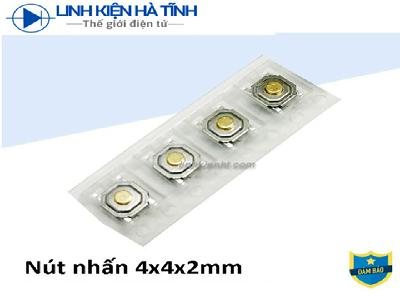 NÚT NHẤN DÁN SỮA CHỮA MICRO 4*4*2mm NÚT NHẤN DÁN SỮA CHỮA MICRO 4*4*2mm