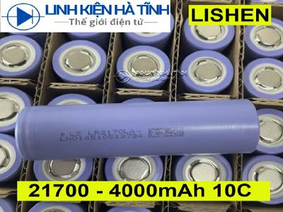 Pin sạc LISHEN 21700 3.7v dung lượng 4000mah xả 10C (giá 1 viên)