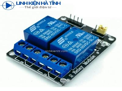 Mạch 2 Relay Opto Cách Ly 5VDC Mạch 2 Relay Opto Cách Ly 5VDC