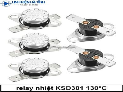 KSD301 Công tắc nhiệt rơ le nhiệt 130 ĐỘ  KSD301 Công tắc nhiệt rơ le nhiệt 130 ĐỘ