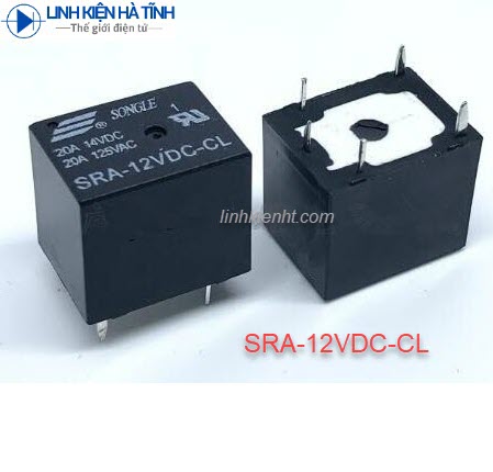 Relay rơ le Songle SRA-12VDC-CL 20A 5 chân