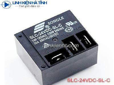 RELAY RƠ LE SONGLE SLC-24VDC-SL-C 5 CHÂN RELAY RƠ LE SONGLE SLC-24VDC-SL-C 5 CHÂN