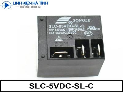 RELAY RƠ LE SONGLE SLC-05VDC-SL-C 5 CHÂN RELAY RƠ LE SONGLE SLC-05VDC-SL-C 5 CHÂN