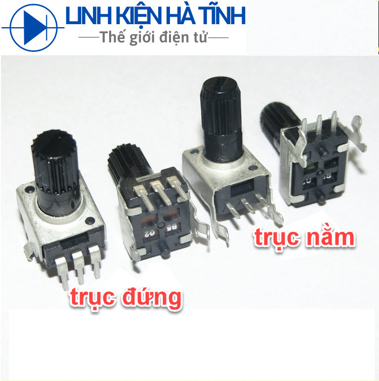 Biến trở RV09 0932 5k 10k 20k 50k 100k trục đứng và ngang