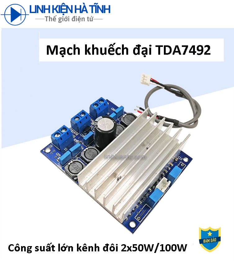 TDA7492 Mạch Khuếch Đại 2X50W TDA7492 7492 - BTL 100W