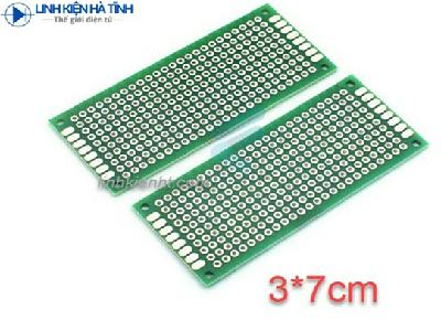 Mạch testboard hàn thí nghiệm điện tử 3*7cm Mạch testboard hàn thí nghiệm điện tử 3*7cm