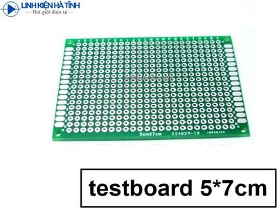 Mạch testboard hàn thí nghiệm điện tử 5*7cm Mạch testboard hàn thí nghiệm điện tử 5*7cm