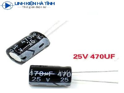 TỤ HÓA 470UF 25V TỤ HÓA 470UF 25V
