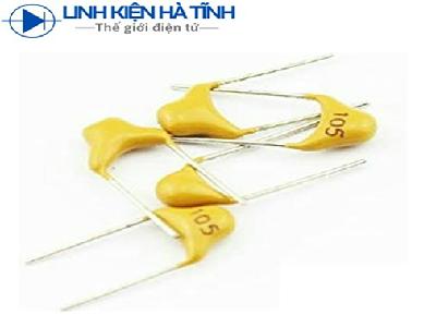 TỤ GỐM VÀNG 1UF 105 50V 5.08MM TỤ GỐM VÀNG 1UF 105 50V 5.08MM