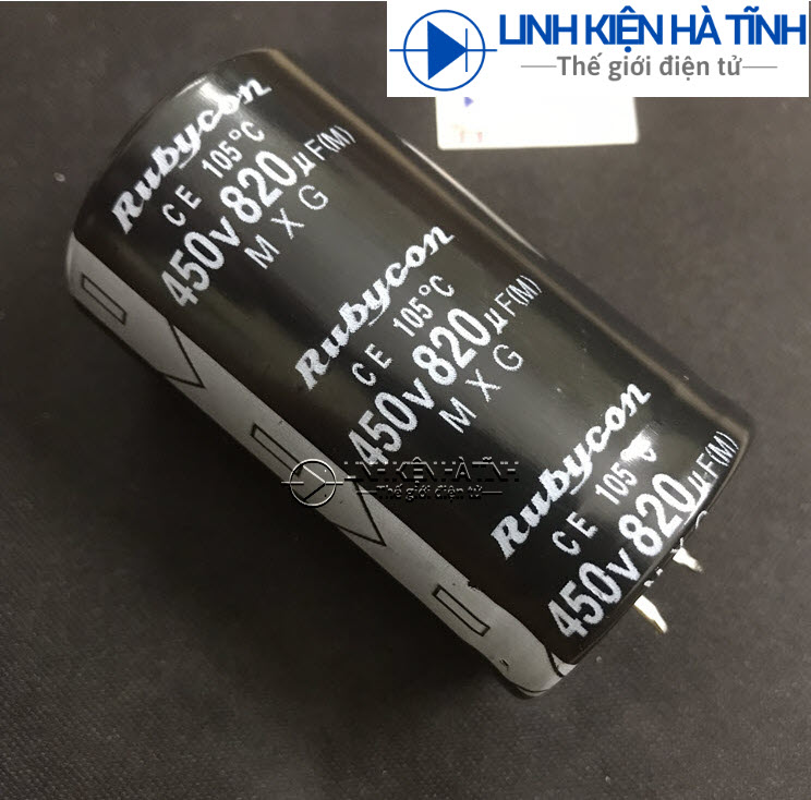 Tụ nguồn máy hàn 820uf 450V 820uf mới 35x60mm