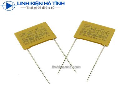 TỤ VÀNG 275V103K X2 275V 0.01uF 10nF 10000pF 103K 275V TỤ VÀNG 275V103K X2 275V 0.01uF 10nF 10000pF 103K 275V